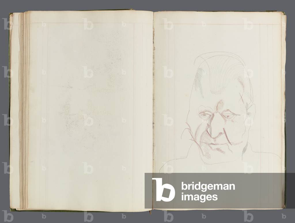 "Seite aus einem Skizzenbuch" von Lucian Freud