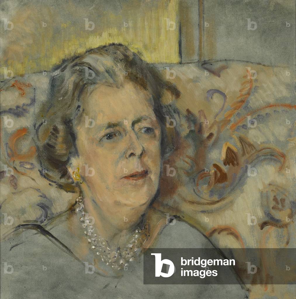 Lady Mairi Elizabeth Vane-Tempest-Stewart, Viscontessa Bury, 1986 (olio su tela)