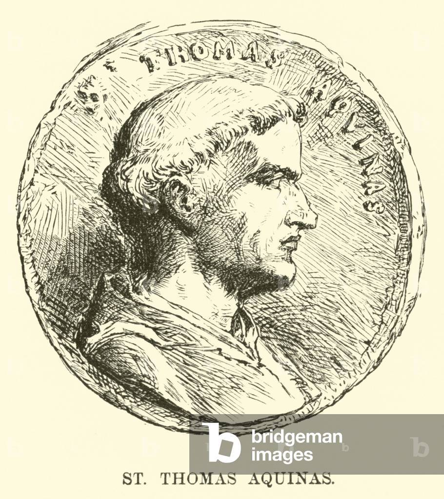St. Thomas Aquinas (Gravur)