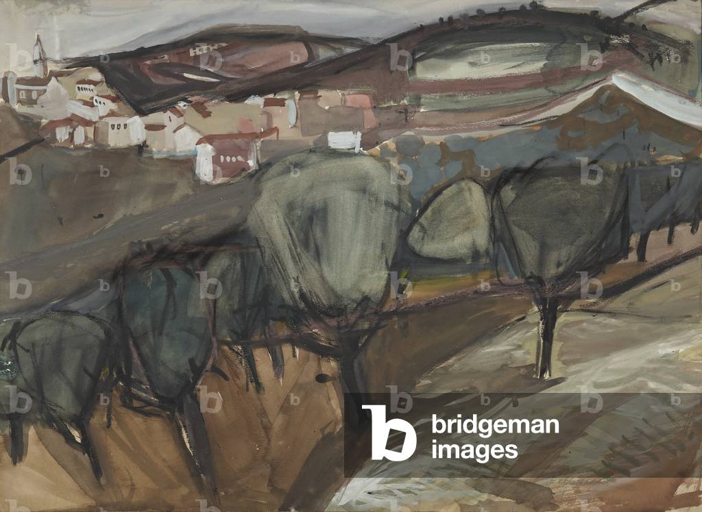 Settignano by Dame Elizabeth Blackadder