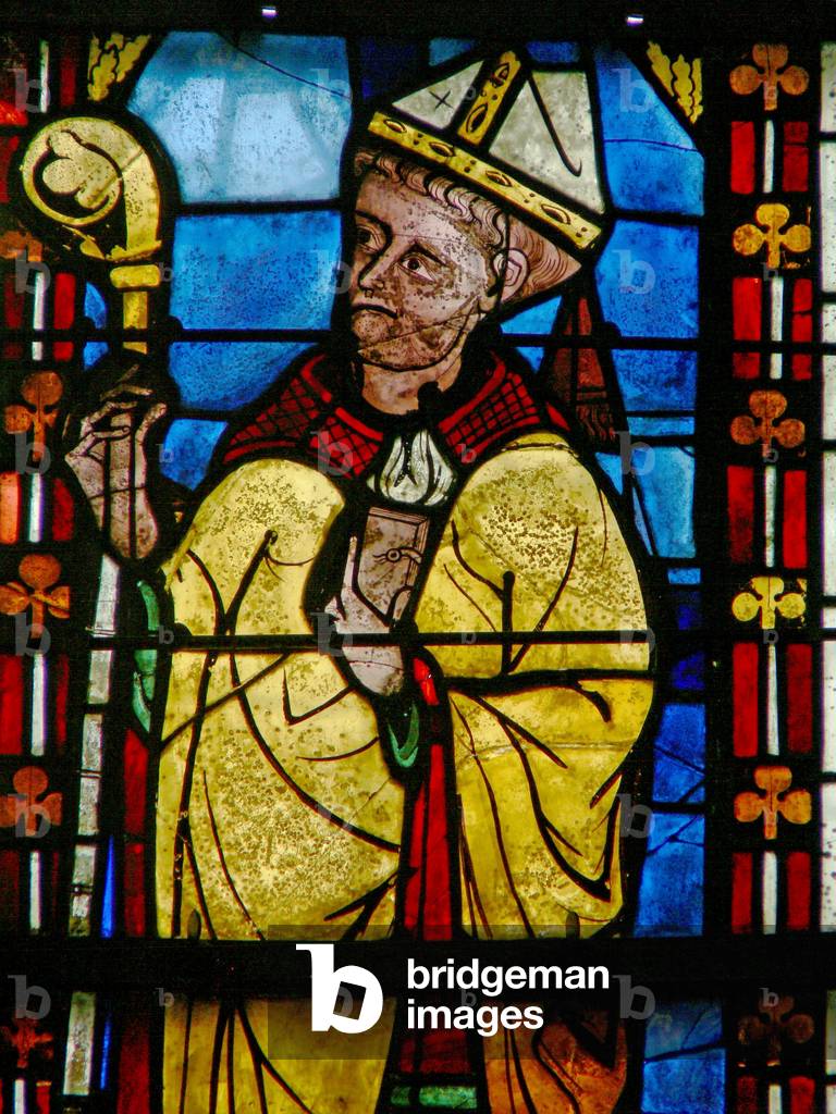 Window w21 depicting a donor - Jean de Bernieres (stained glass) by French Artist
