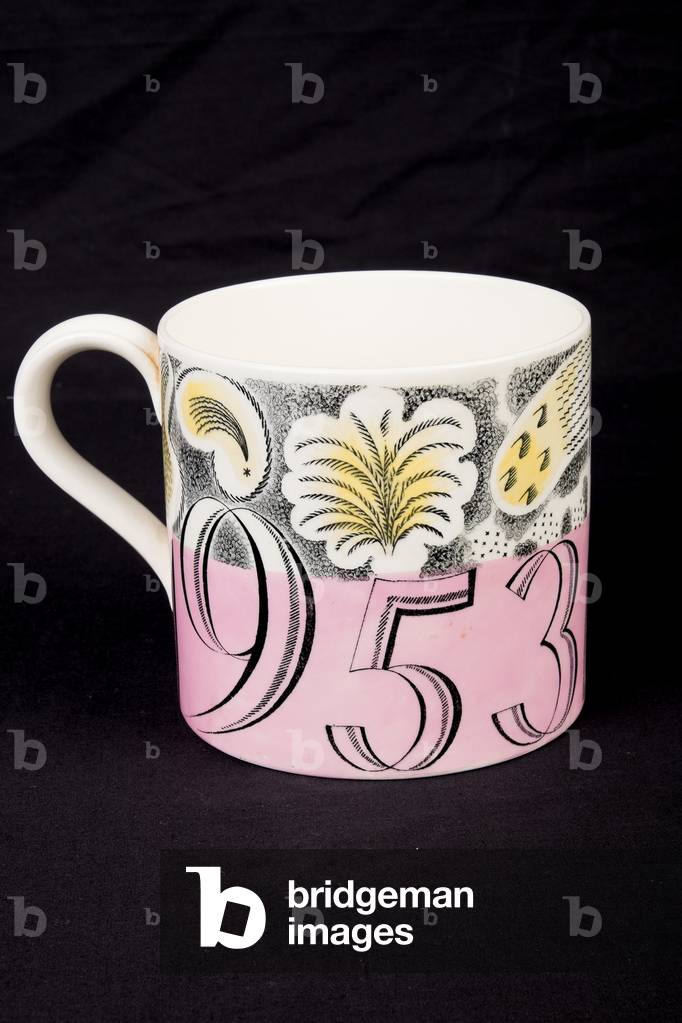 Elizabeth II coronation mug by Eric Ravilious