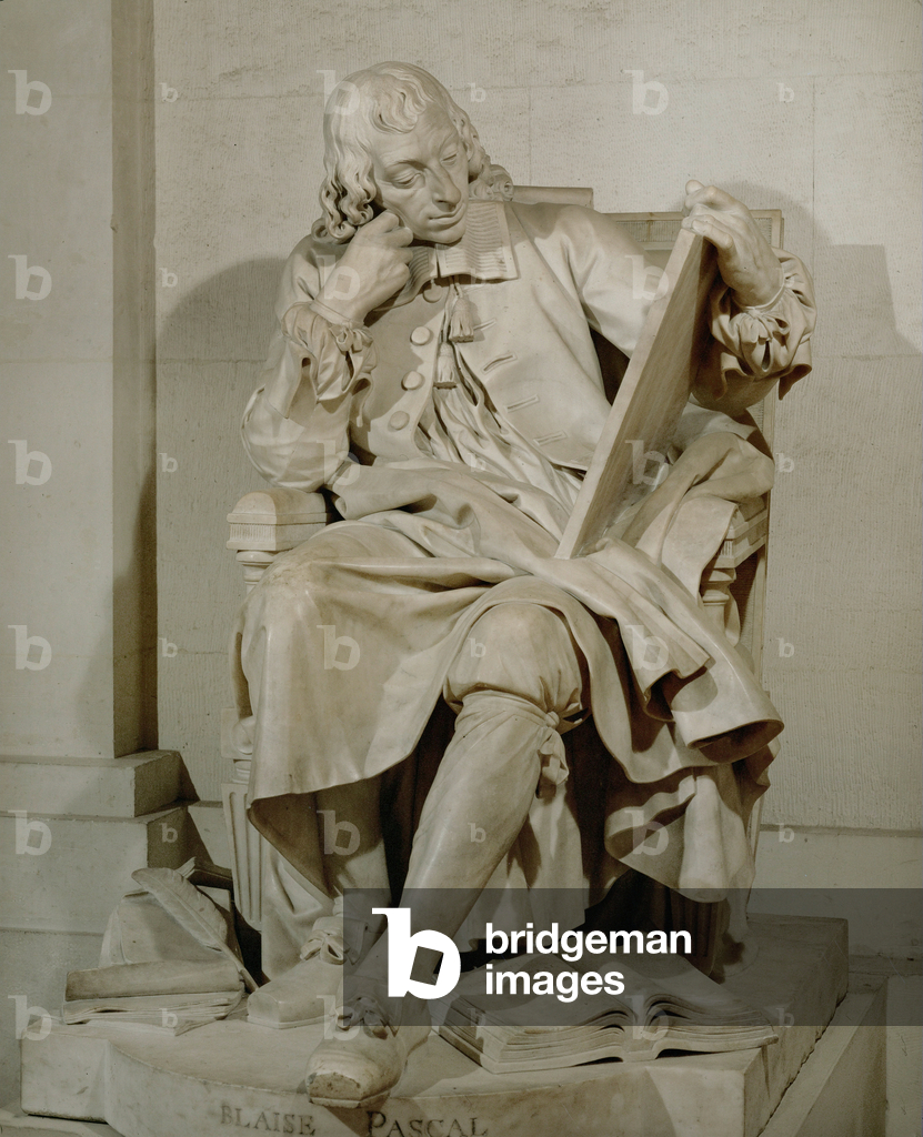 Blaise Pascal Marmo bianco, datato ...