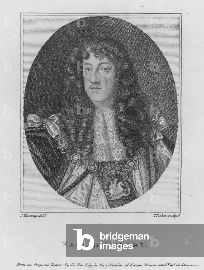 Comte d'Ossory (gravure) par S. Harding, b/w