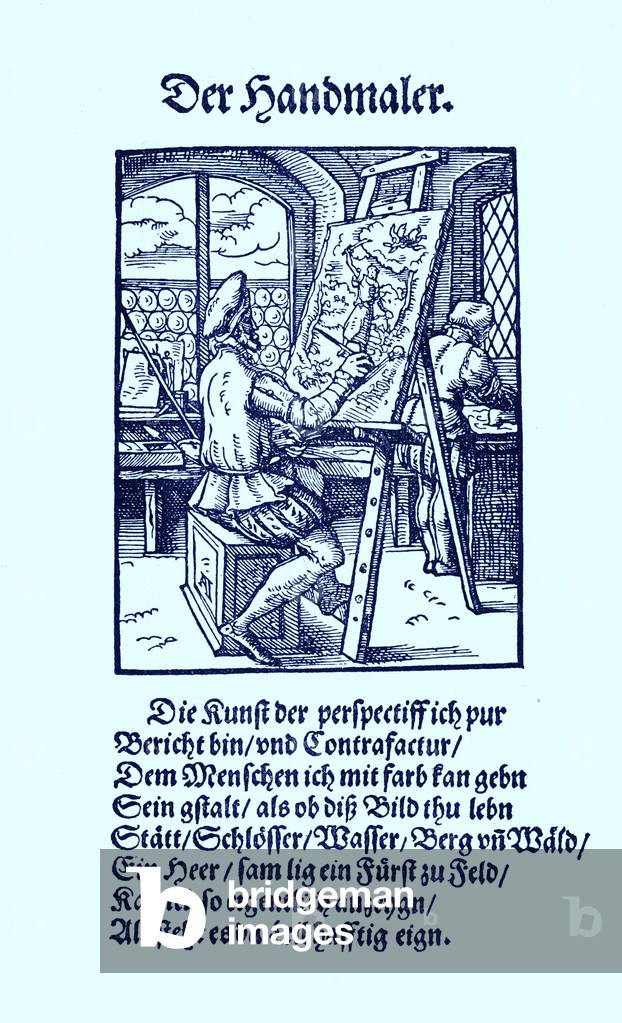 Bild von Gravur "Illuminator" von Jost Amman