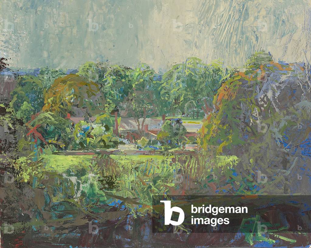 Wet Spring Day, 2005 (olio su tavola)