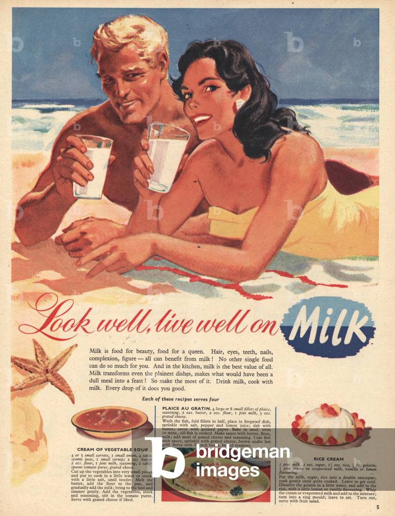 Milk Magazine, advert, UK, 1960S