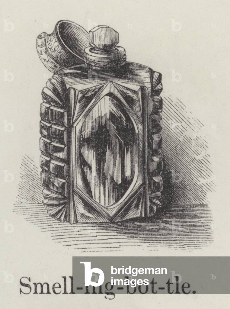 Bouteille odorante (gravure) par English School