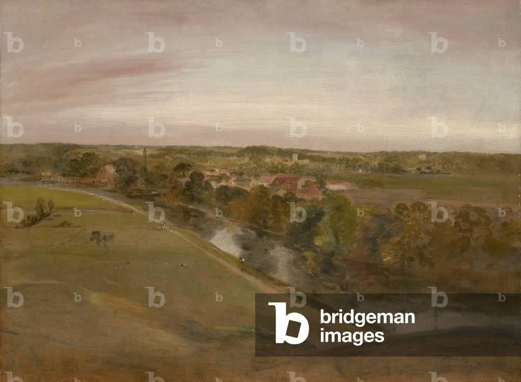 Stratford Saint Mary dai Coombs, 1800 circa (olio su tela)