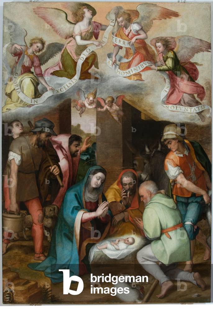 Image of Painting depicting Adoration of the Shepherds 1579