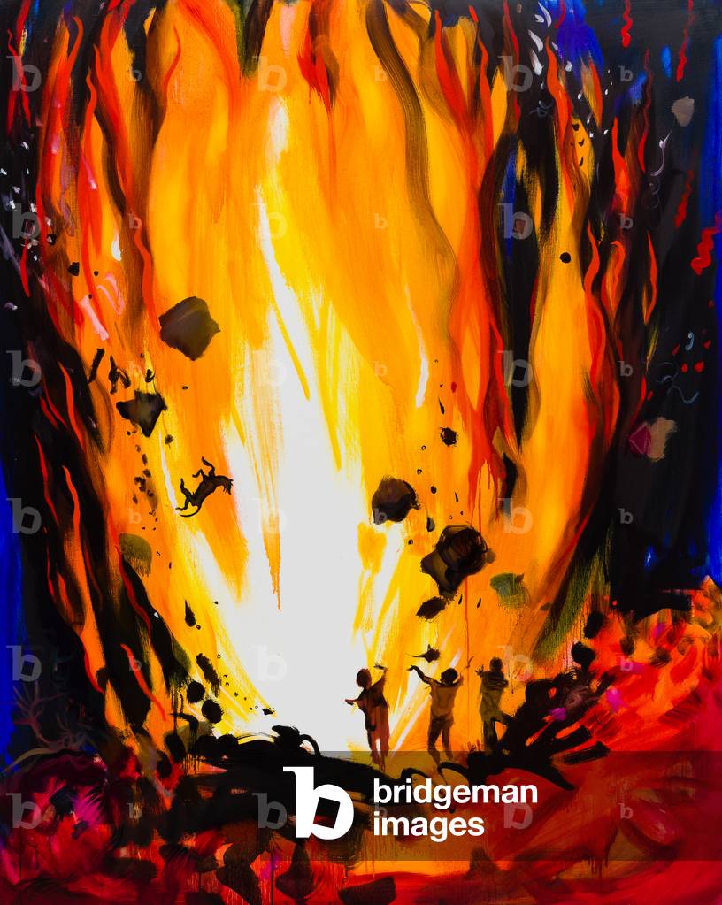 Tausend Donner, 2016 (Öl auf Leinen)