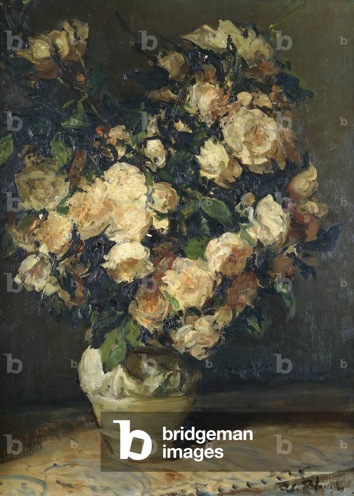 Bild von Gemälde "Rosen in einer Vase" von Jacques-Emile Blanche