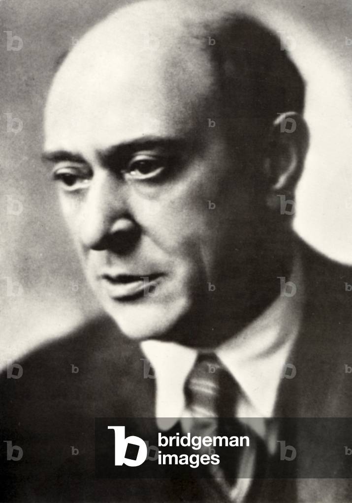 Arnold Schoenberg New York, b/w