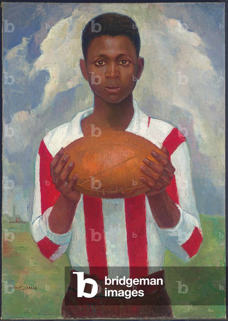 Ritratto di un giocatore di rugby, 1925 circa (olio su tela)