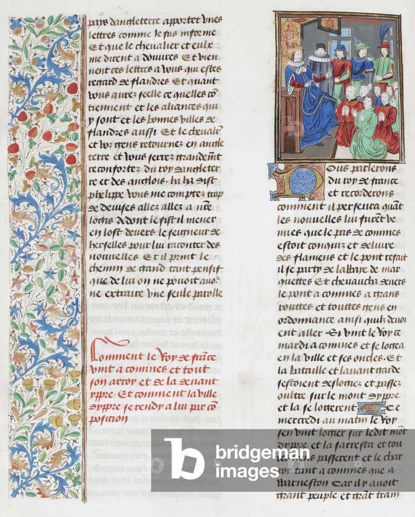 "Gli uomini di Ypres si arrendono a Carlo VI."