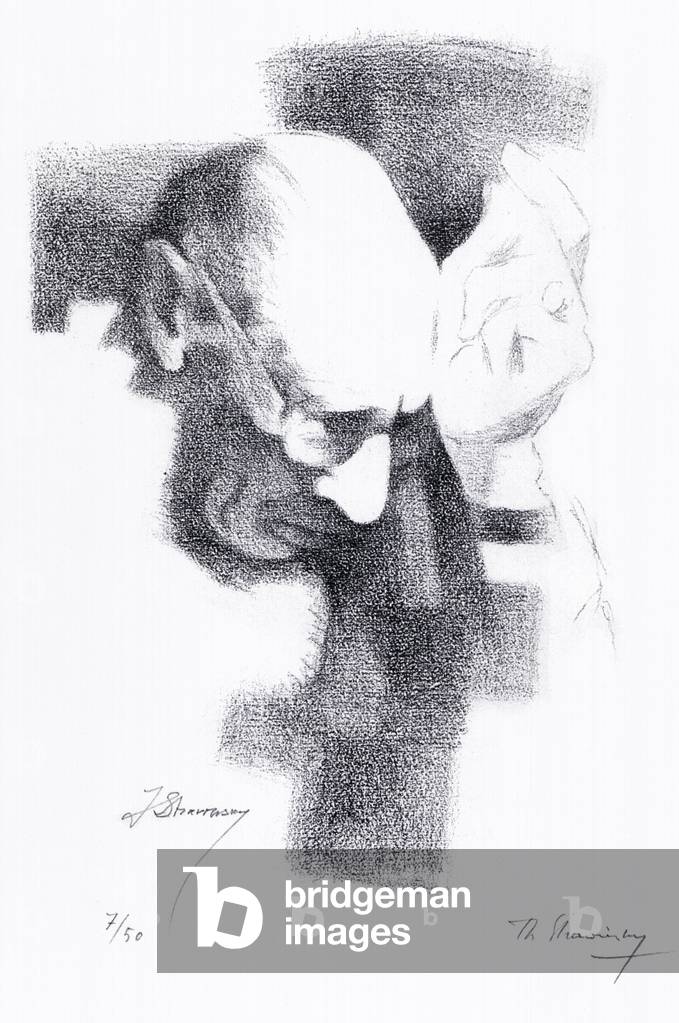 Igor Stravinsky (litho)