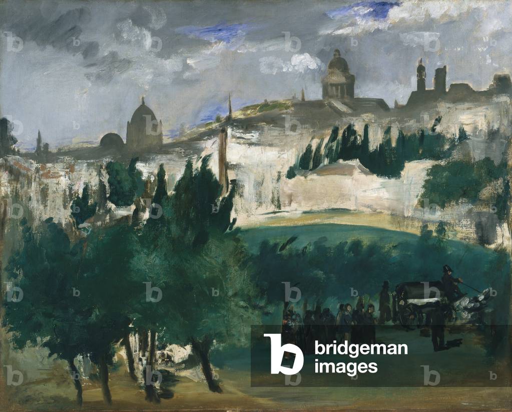 Bild von Gemälde "Die Beerdigung",  c.1867 von Edouard Manet