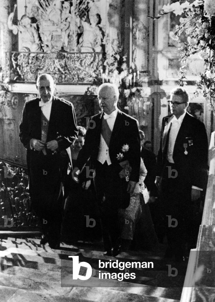 Immagine di Fotografia "Il Presidente della Germania", 1962 di French Photographer, b/w