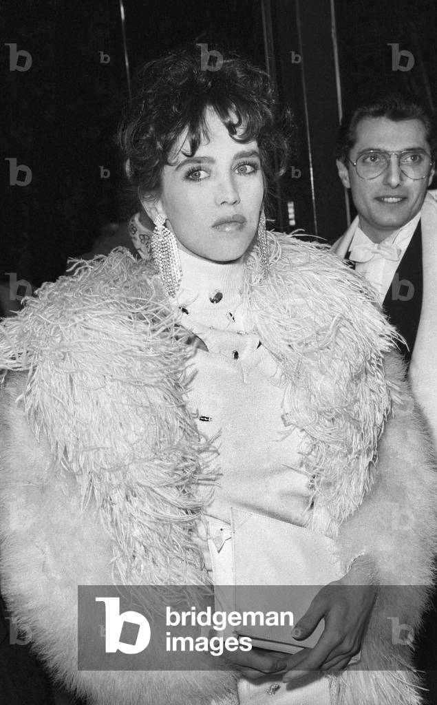 Isabelle Adjani Lors De La Soiree Des Cesar Le 5 Mars 1984 (Ou Elle Recut Le Cesar De La Meilleure Actrice Pou