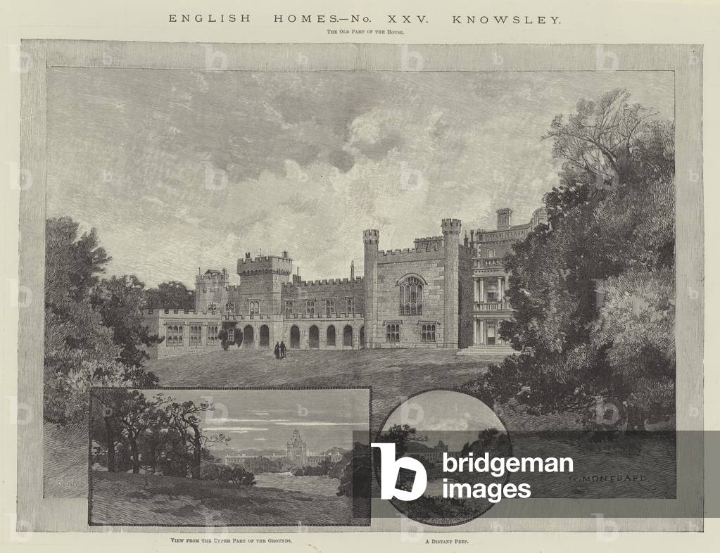 Knowsley (engraving) by Charles Auguste Loye