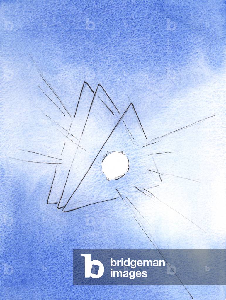 I was shown a symbol of the Holy Trinity: three triangles, with a fire like molten lava (representing Divine L