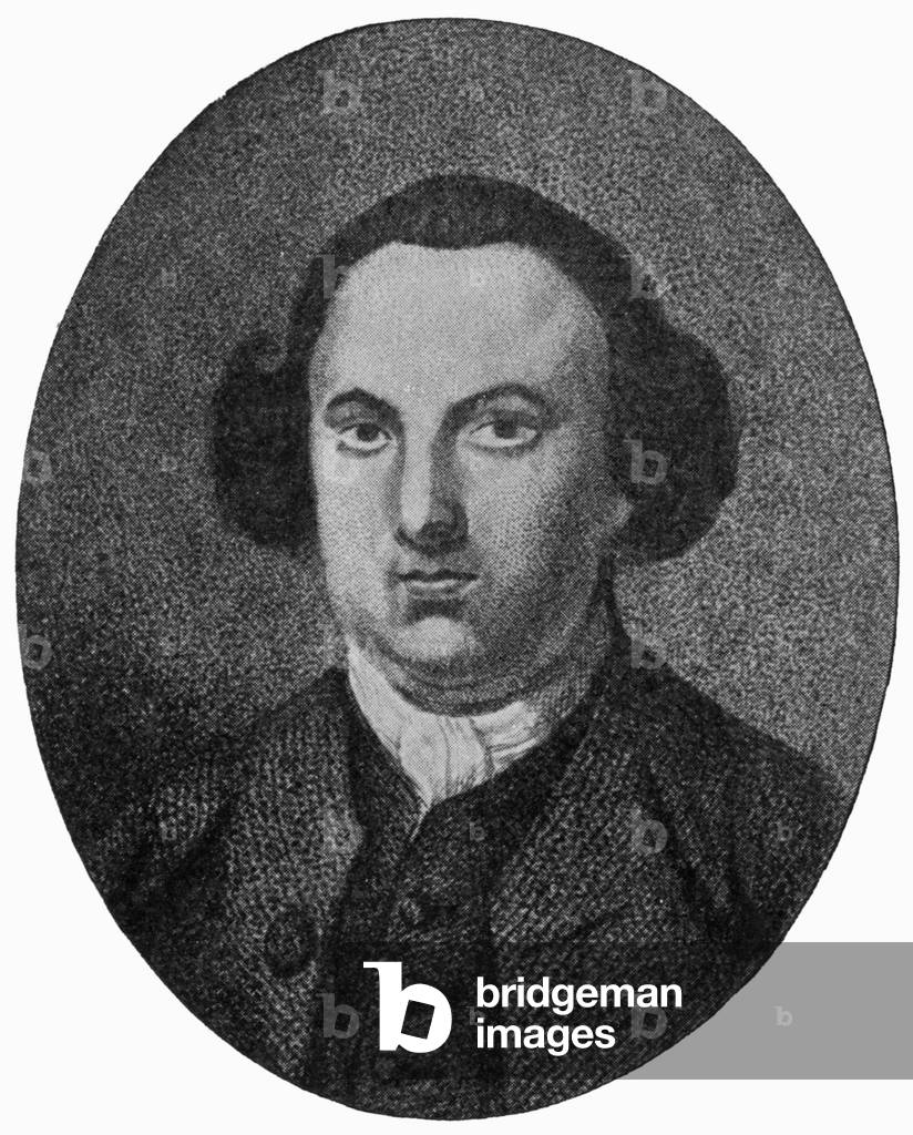 "Christopher Smart" von John Crome, b/w
