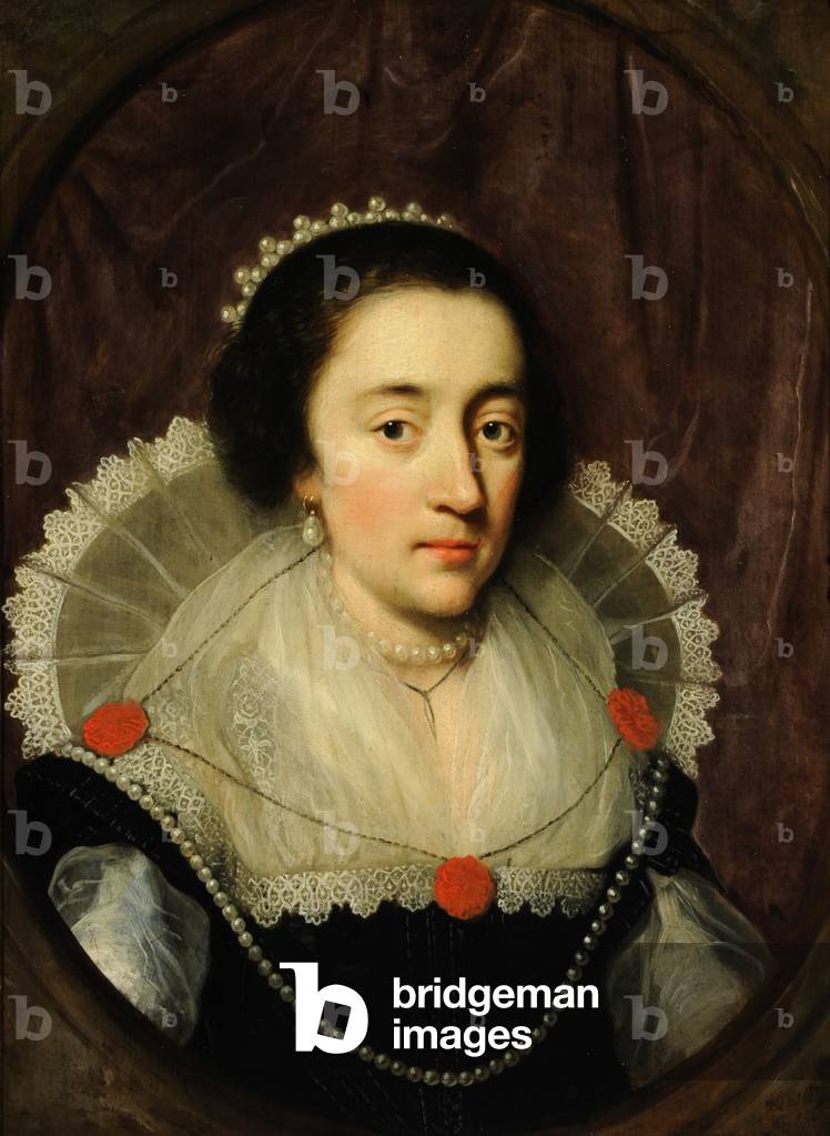Immagine di Dipinto "Una signora sconosciuta" 1601 di Daniel Mytens