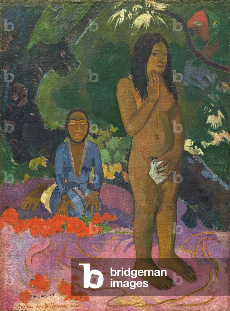 Parau na te Varua ino (Parole del Diavolo), 1892 (olio su tela)