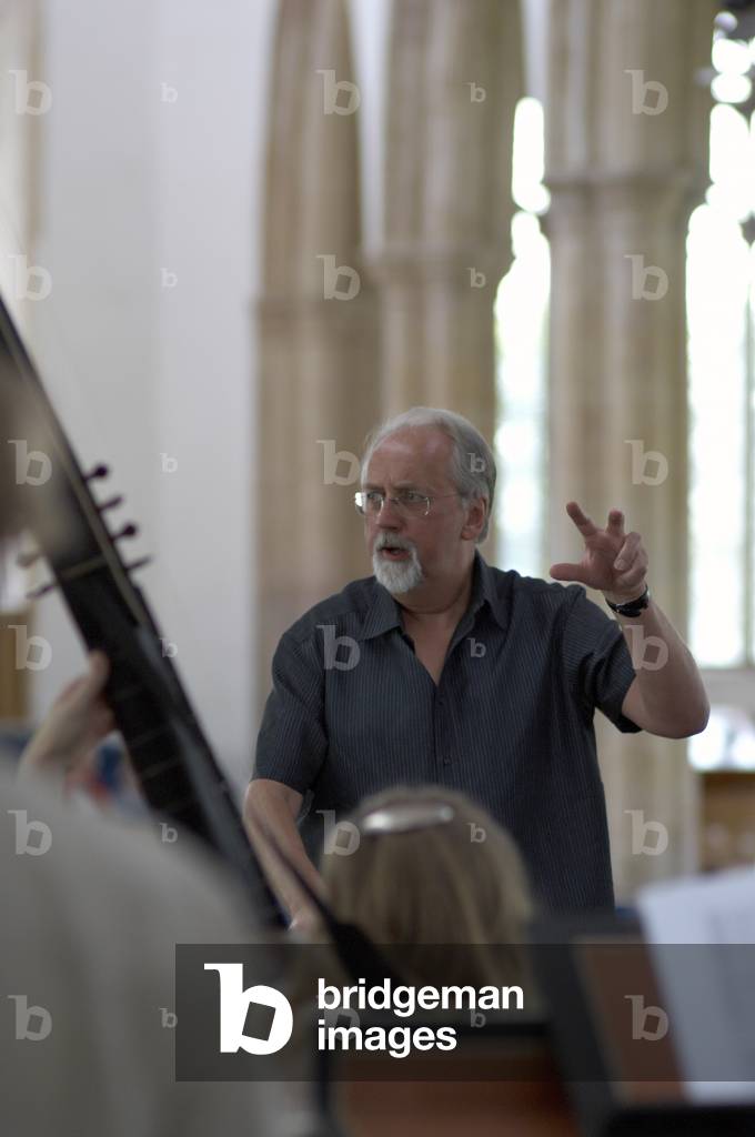 Jeffrey Skidmore - Répétition du chef d'orchestre anglais “Monteverdi Vespers” avec Ex Cathedra Choir au Festi