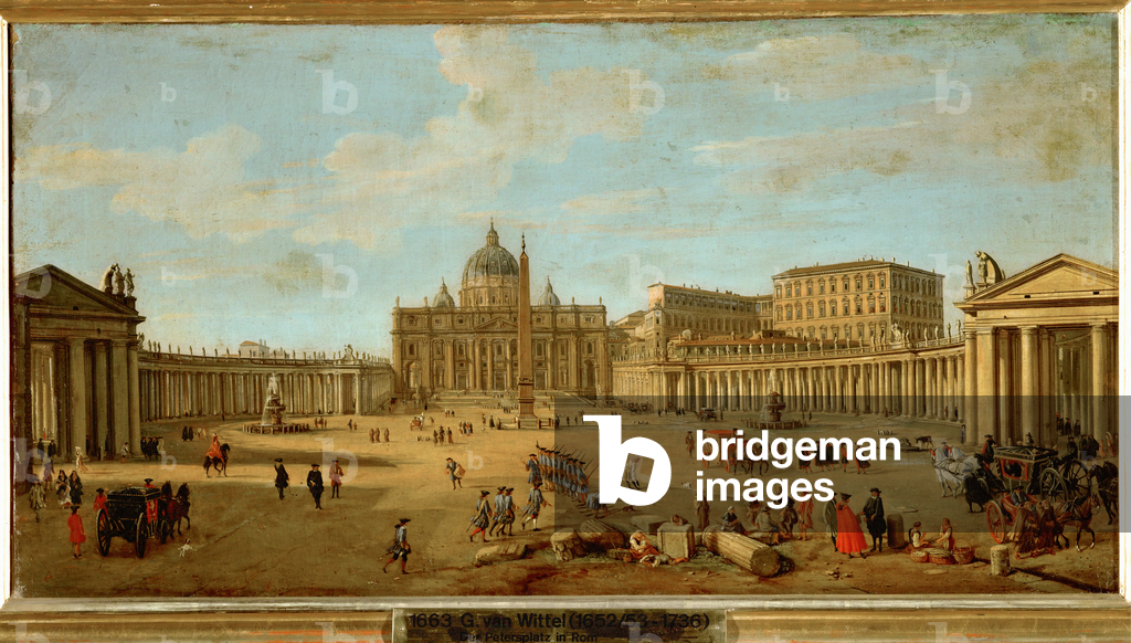 Basilica di San Pietro a Roma, 1700-1710 circa (dipinto su tela)