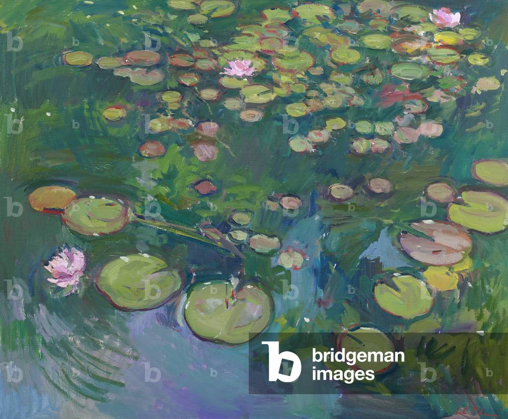 Water lilies VII, 2018 (oil on canvas)