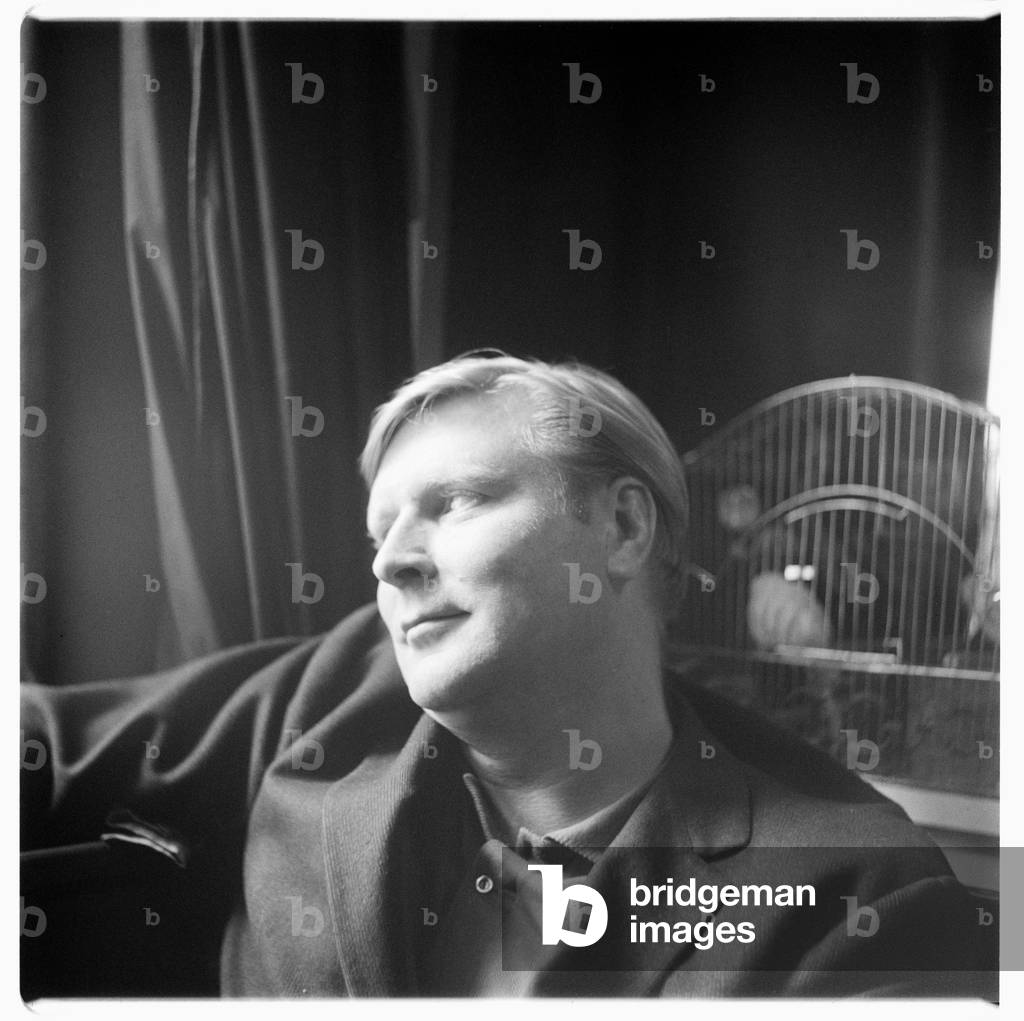 Image of Portrait of writer and broadcaster Dan Farson at the home by ...