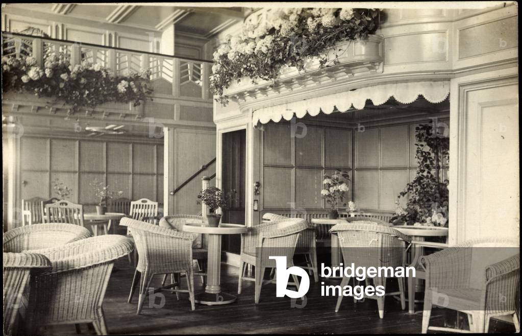 Foto HAPAG, Piroscafo Germania, Arbor, 1 Kl.