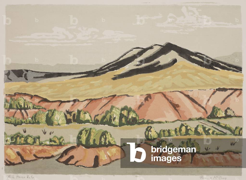 Wild Horse Peaks (sérigraphie)