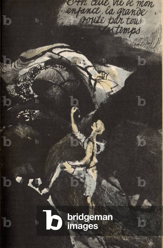 "Illustration aus A Season in Hell von Arthur Rimbaud" 1957 von Keith Vaughan