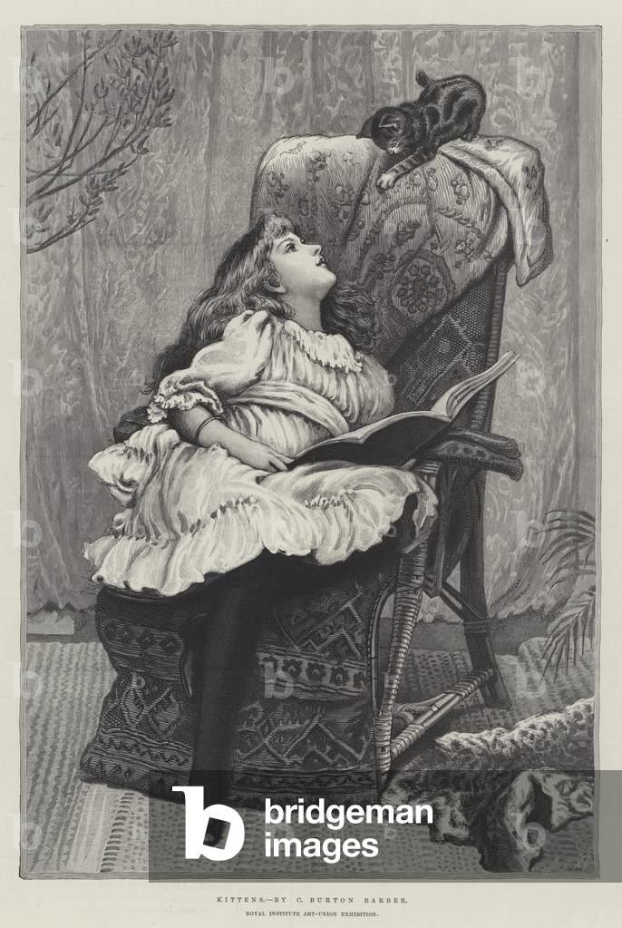"Kätzchen" 1888 von Charles Burton Barber