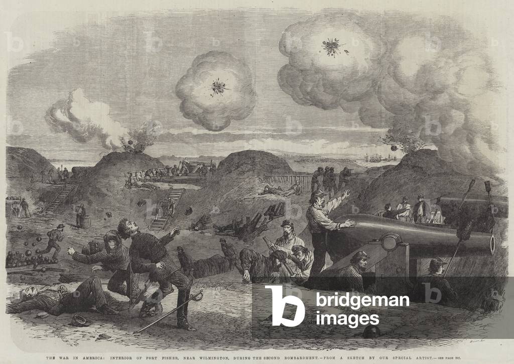 The War in America by English Artist