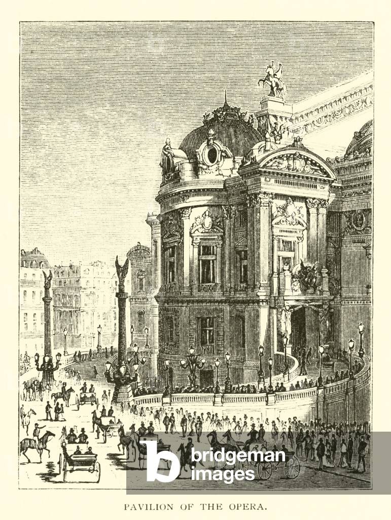 Pavillon der Oper (Gravur)