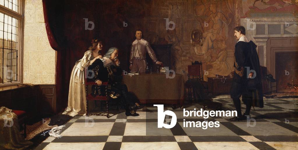 Image de Peinture représentant La réconciliation par Edmund Blair Leighton
