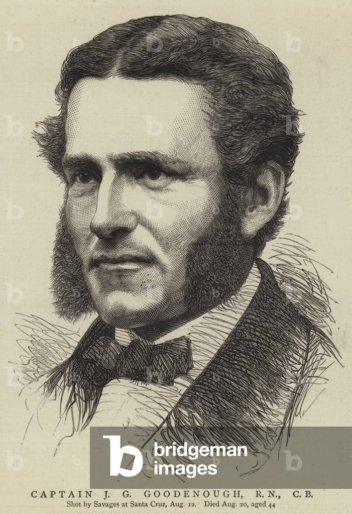 Captain J G Goodenough by English Artist, b/w