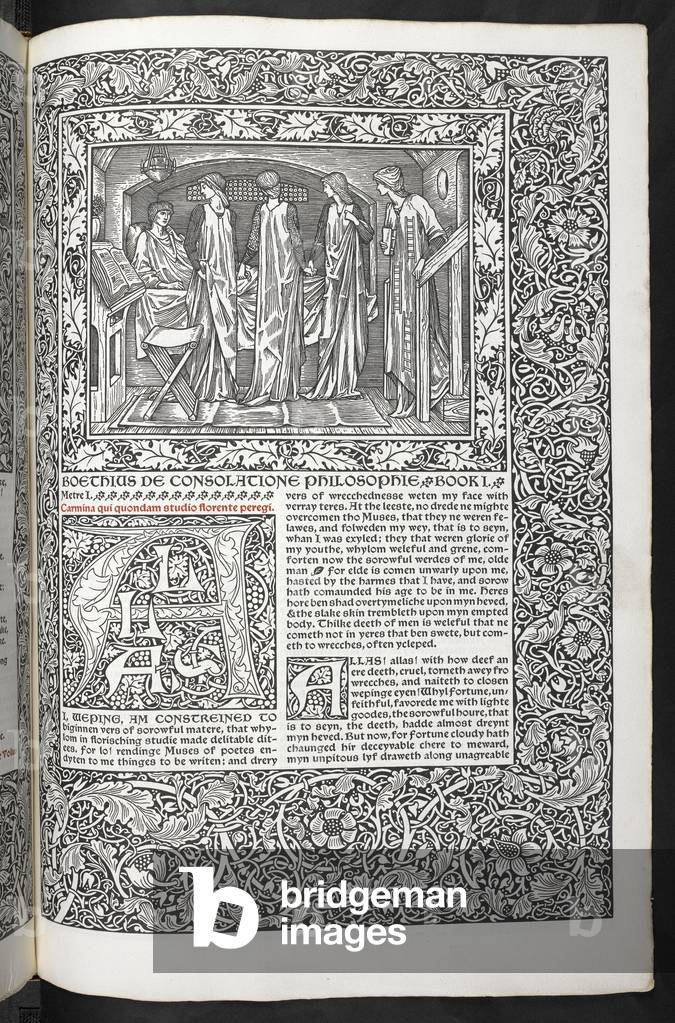 'The Works of Geoffrey Chaucer now newly imprinted with pictures designed by Sir Edward Burne-Jones' by Edward