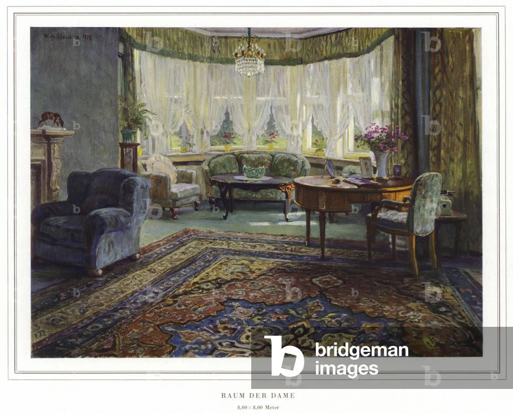 Image of Business of carpet manufacturers HalbmondTeppichfabrik Von
