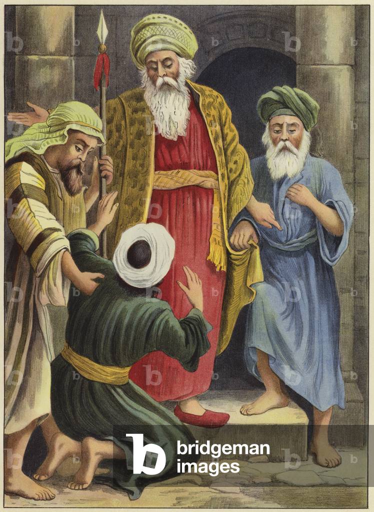 "Il servo immisericordioso condannato (lito a colori)" di English School
