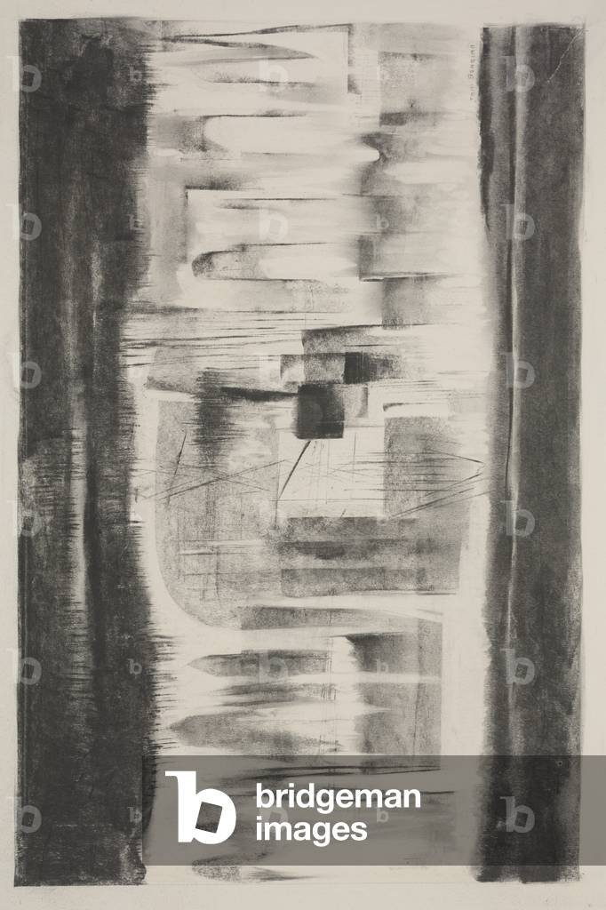 Riflessioni (carboncino su carta)