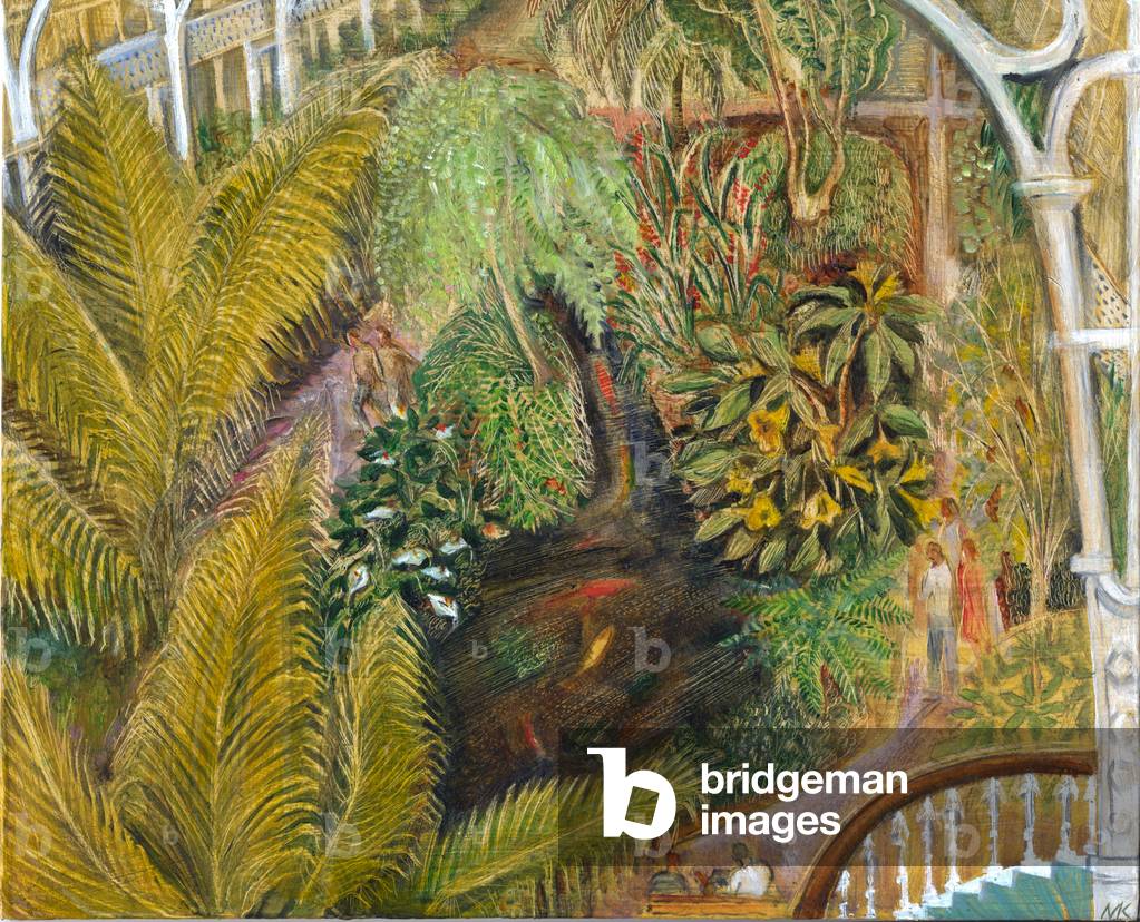 Kew, Tropenhaus, 2003 (Öl auf Karton)