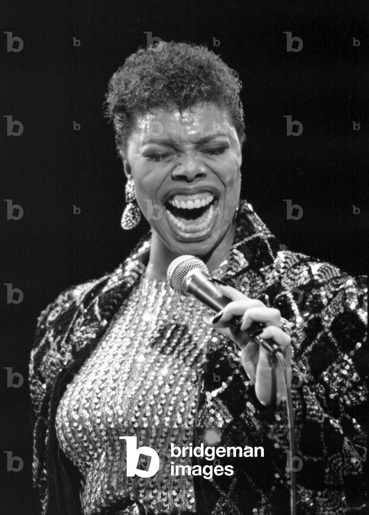 Image of Photography depicting Millie Jackson by Paul Allman, b/w