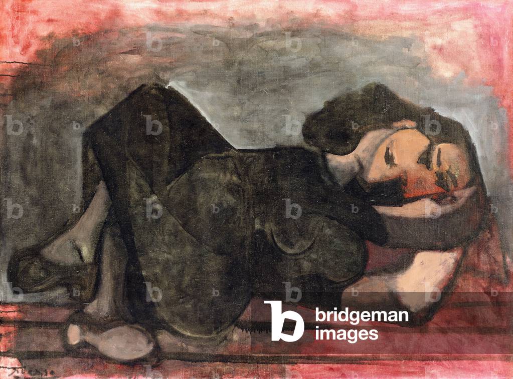 Bild von Gemälde "frau liegend", 1941 von Pablo Picasso