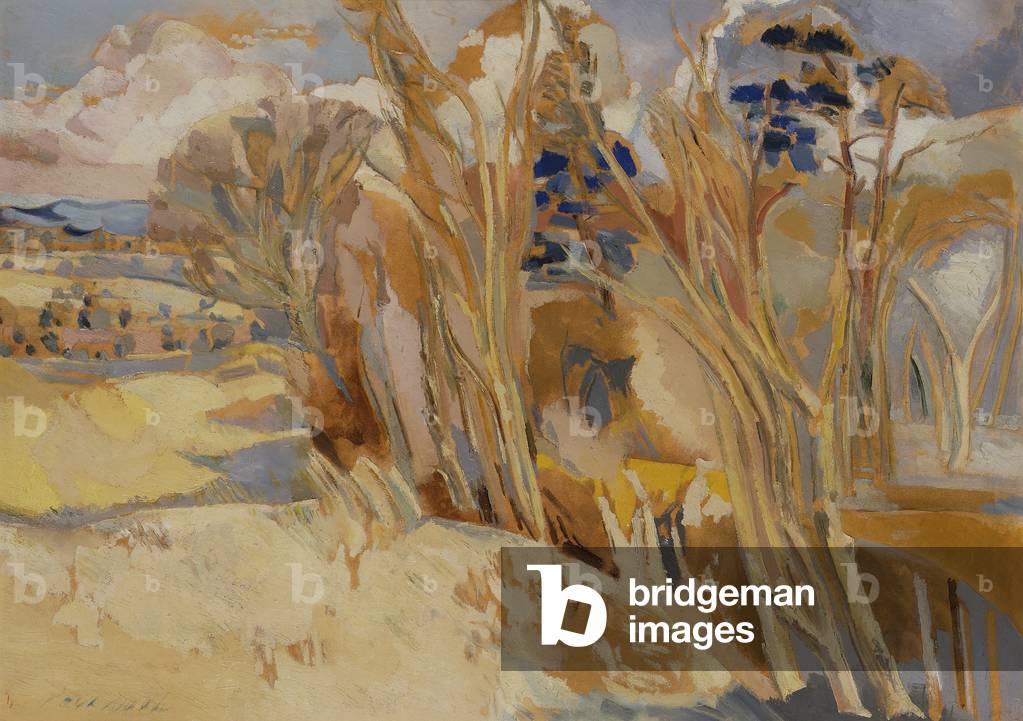 Immagine di Dipinto "Bordo del bosco" 1945 di Paul Nash
