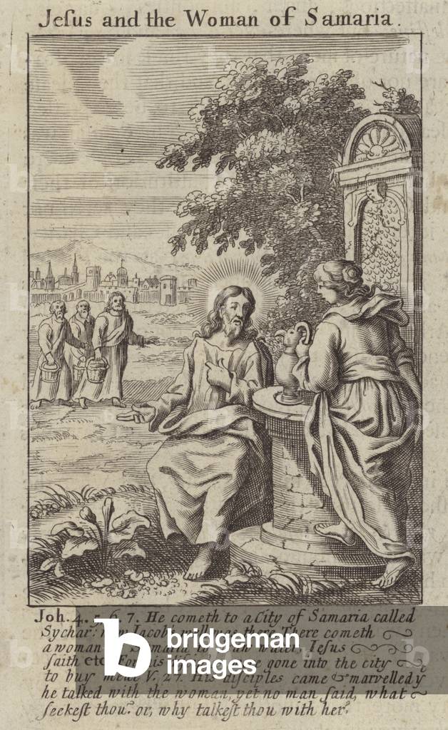 Gesù Cristo e la donna di Samaria (incisione)