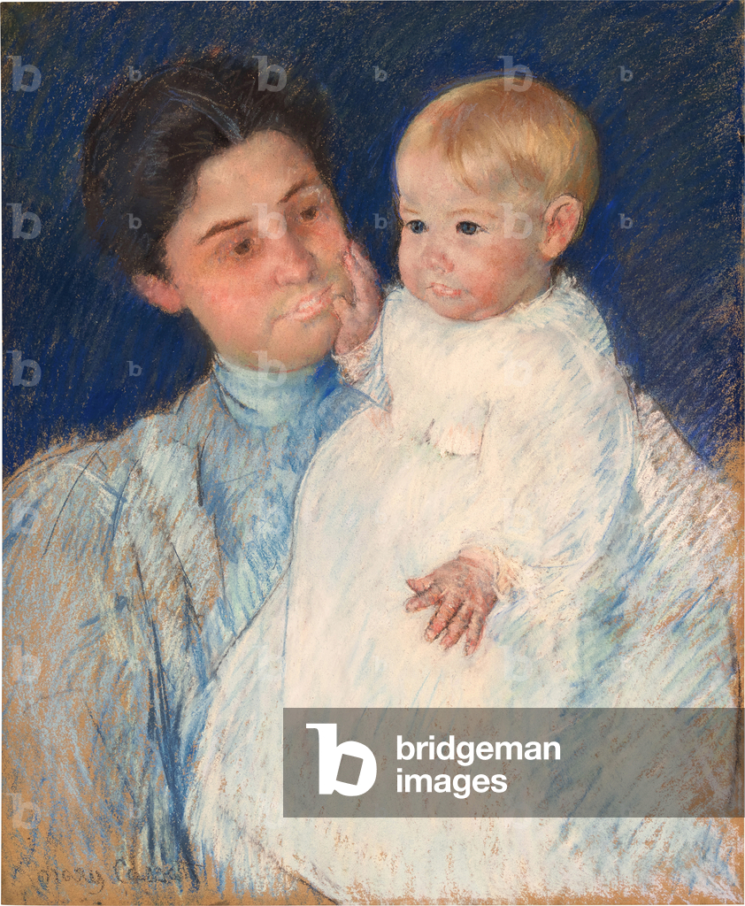 Mrs. Harris Whittemore und Baby Helen, 1898 (Pastell auf Papier)